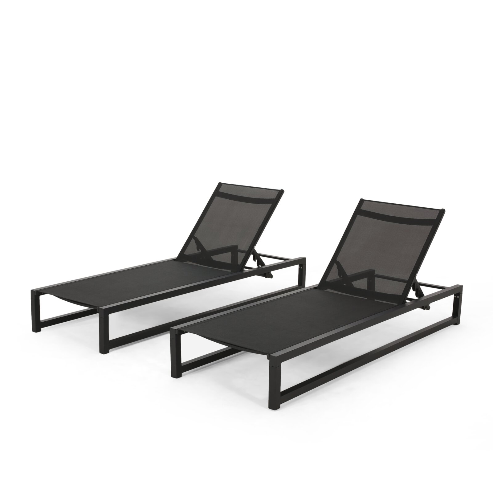 Outdoor Metal Chaise Lounge