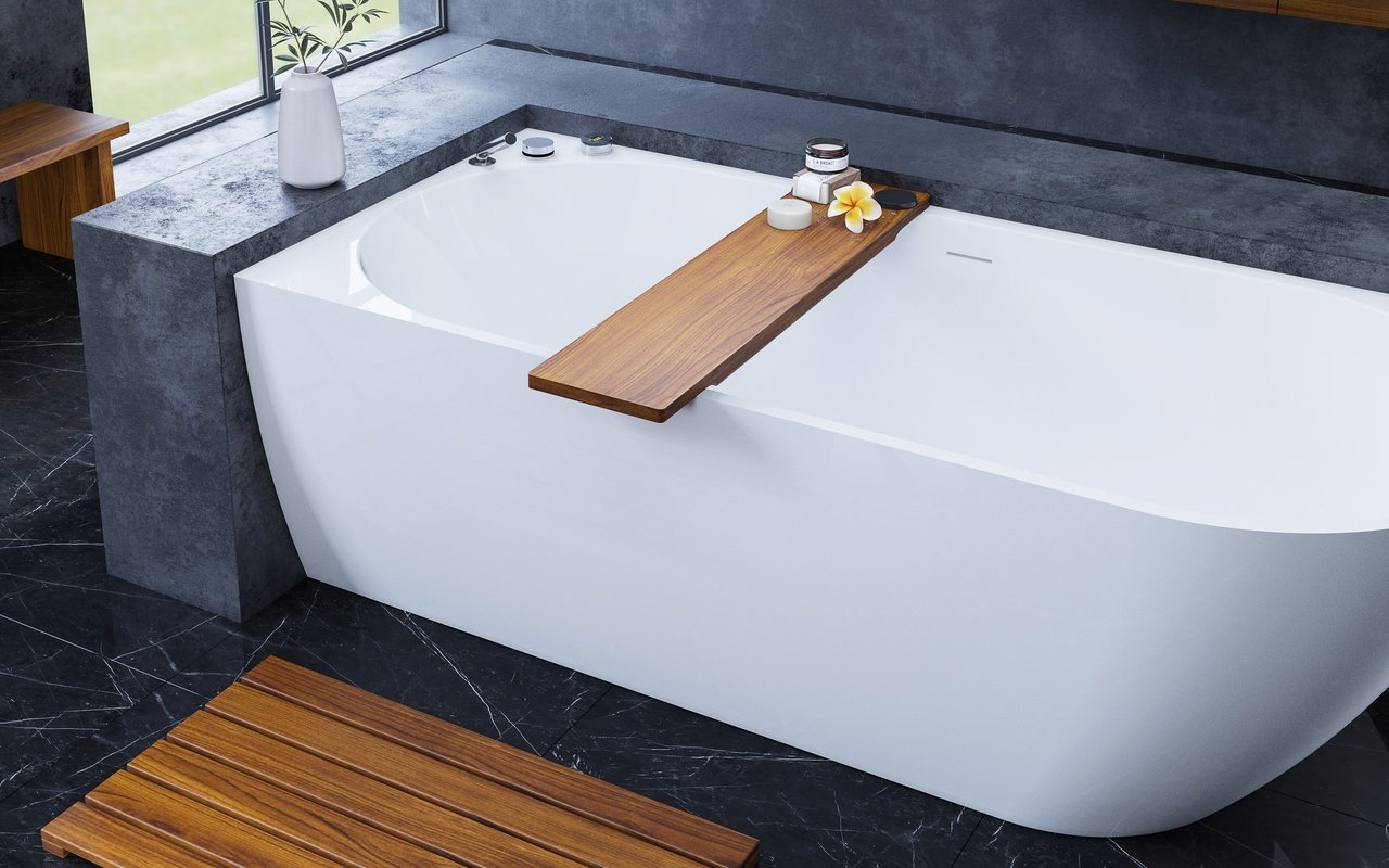 Wood Bathtub Tray