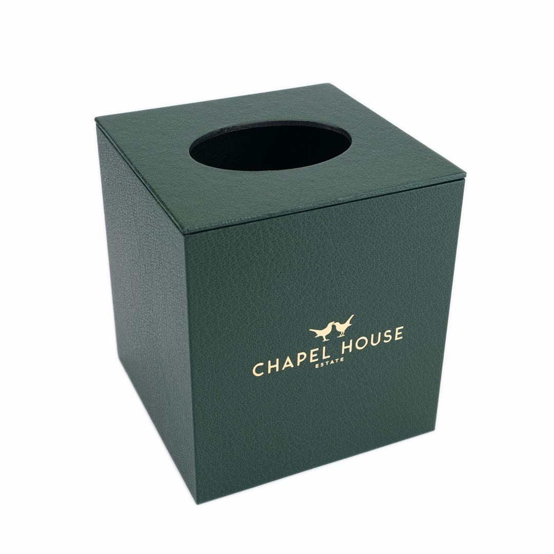 Hộp khăn giấy da khách sạn