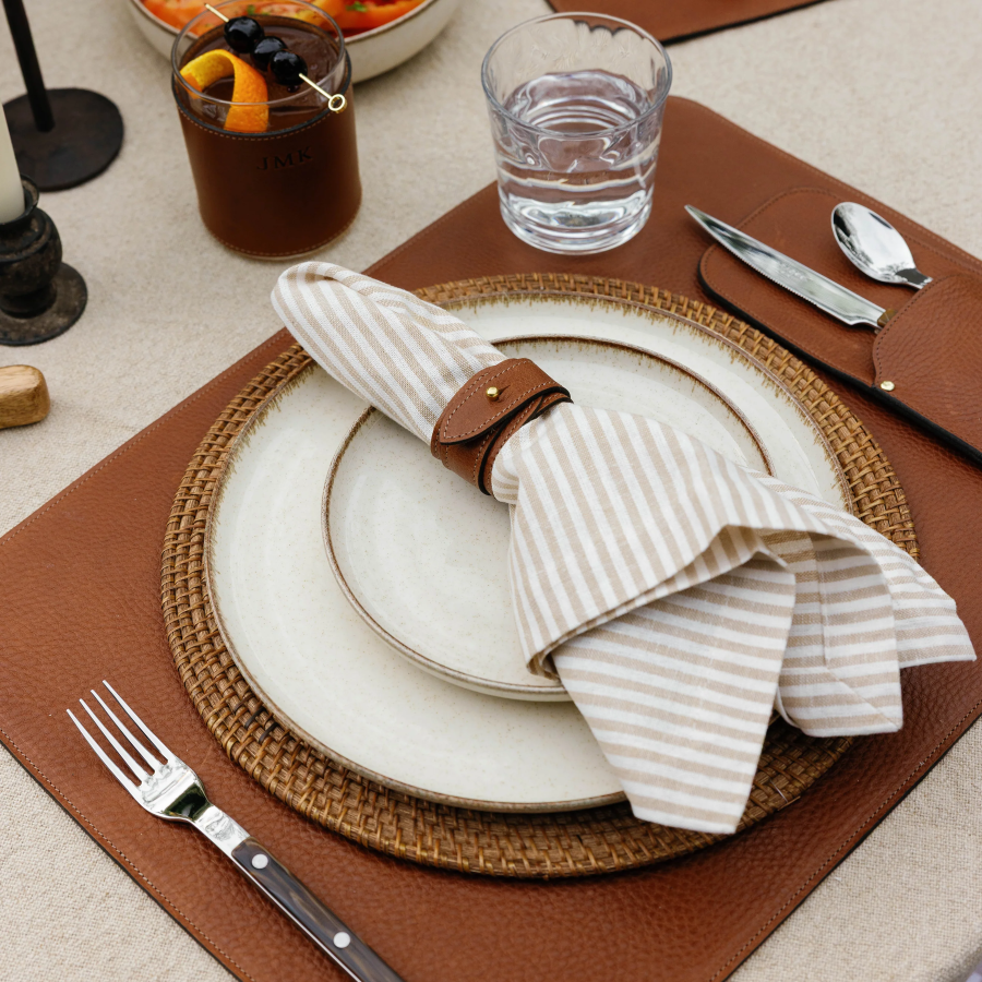 Leather Placemat – Premium Table Mats for Restaurants & Hospitality
