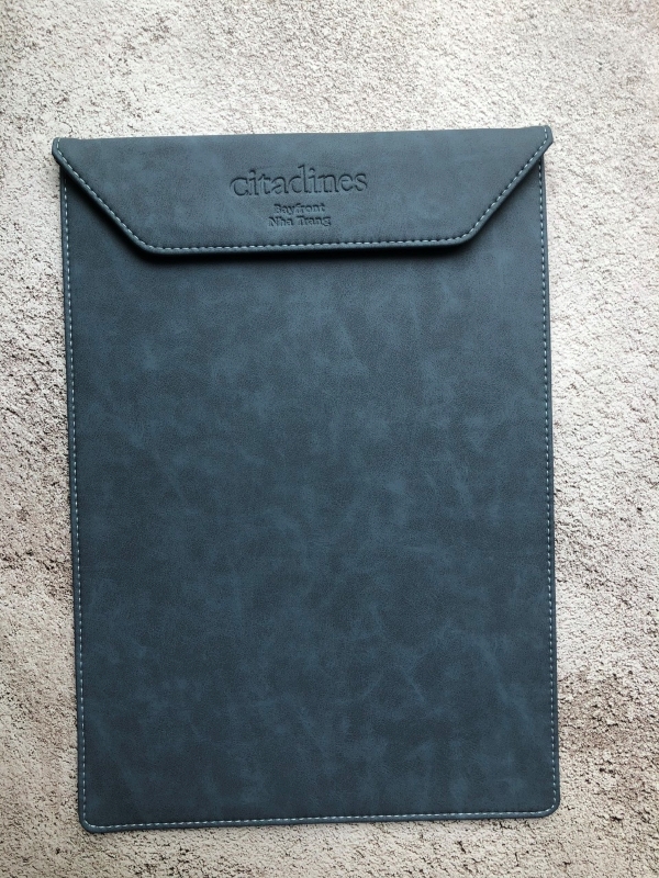 Custom Leather Conference Folders