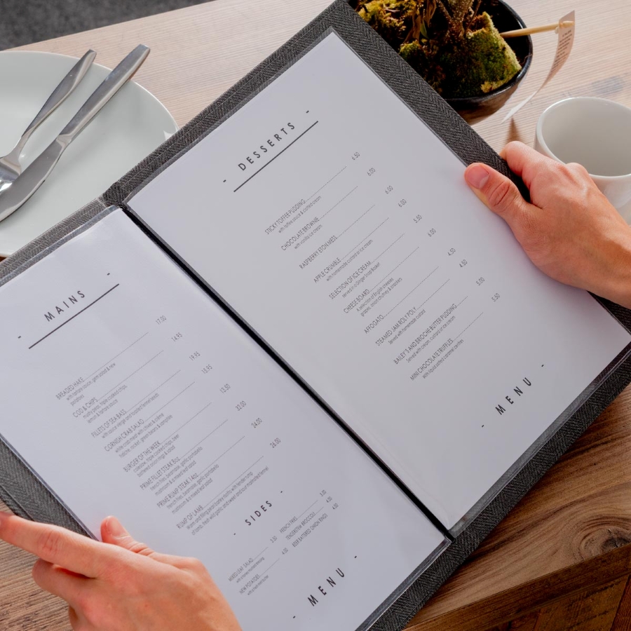 Leather menu covers complement hospitality interiors and contribute to a cohesive brand experience across restaurants, hotels and resorts.