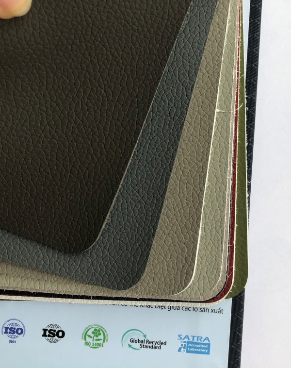 Material and color options help define the look of leather menu covers while meeting individual project design and budget requirements.